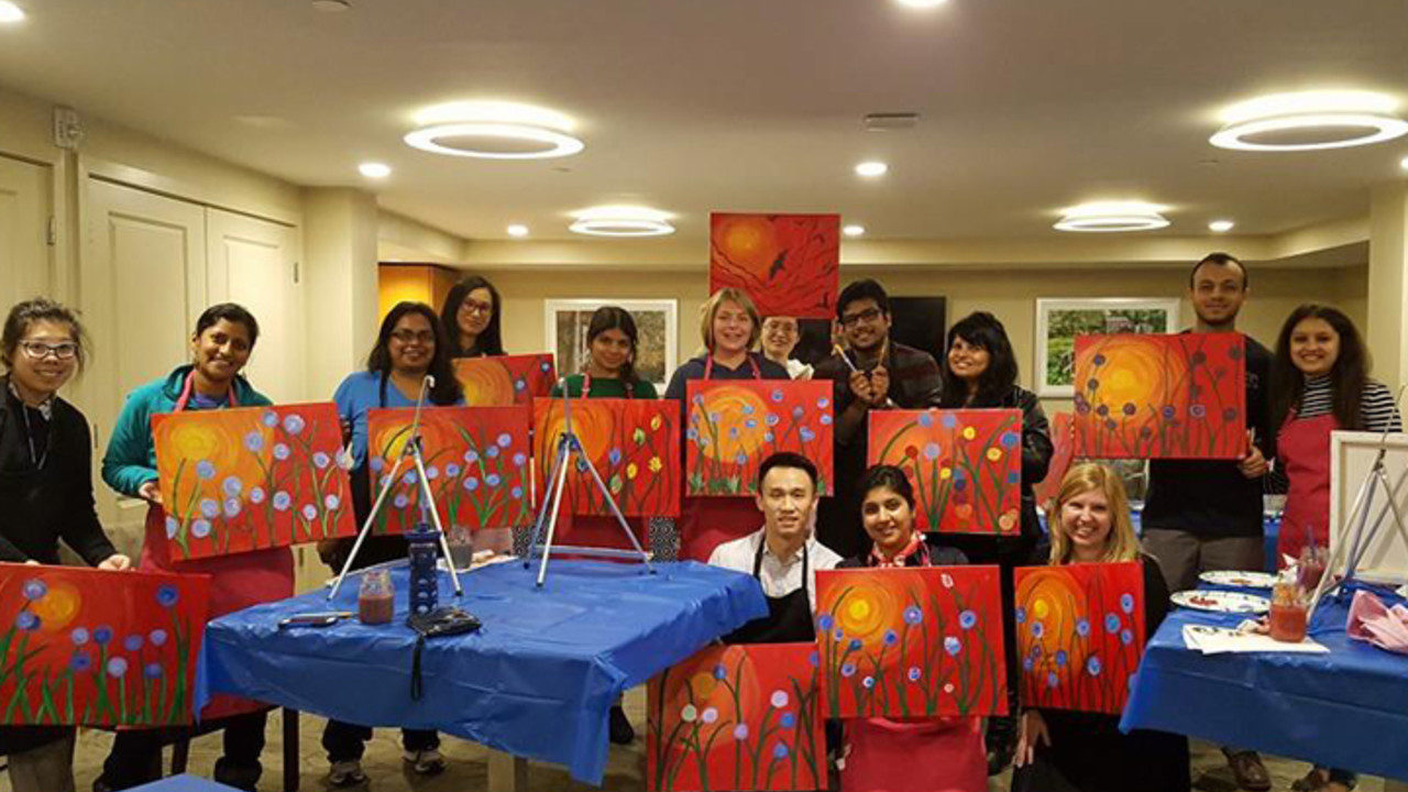 Resident Outreach Event WVV Paint Night