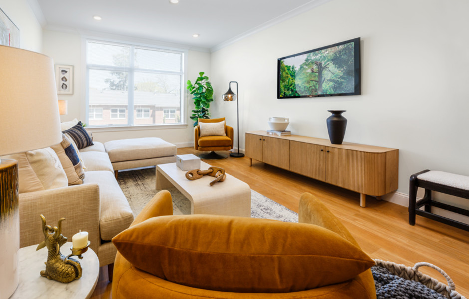 The Franklin at Hancock Village -living room