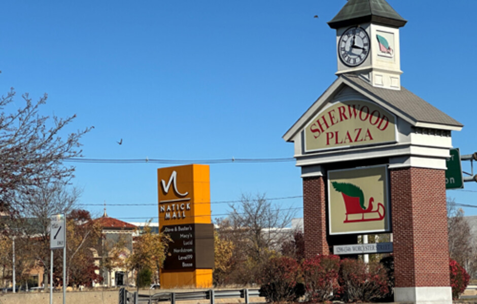 Natick Mall and Sherwood Plaza